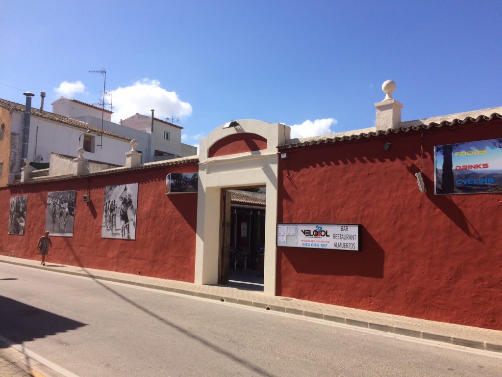 VeloSol Cycling Bar in Xalo - Costa Blanca